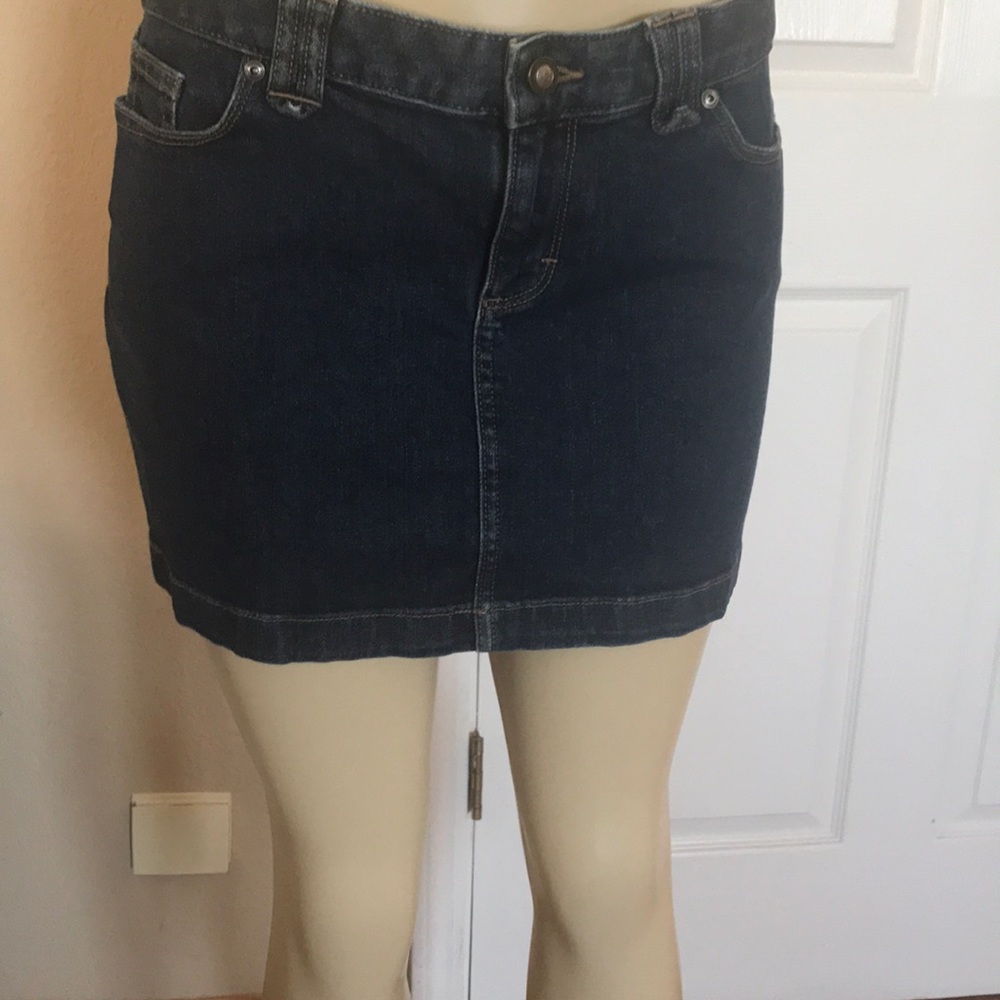 Patagonia mini jean skirt